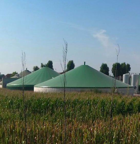Kreislauf Biogas